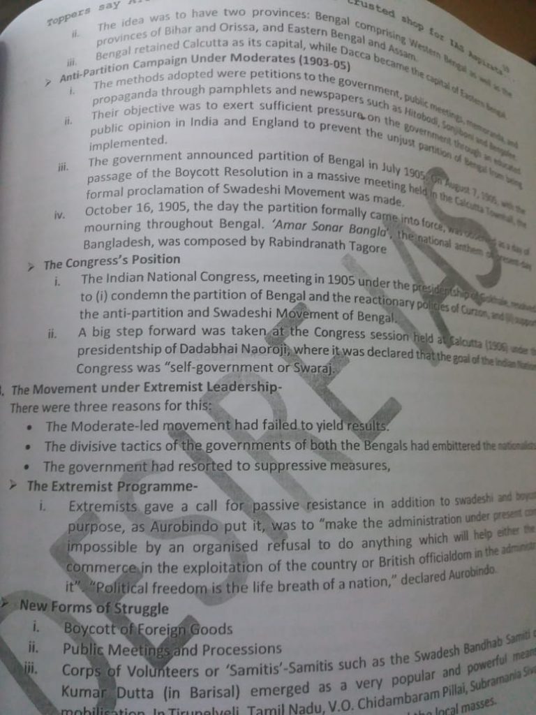 Spectrum Modern History Notes(PT+MAINS) by DESIRE IAS