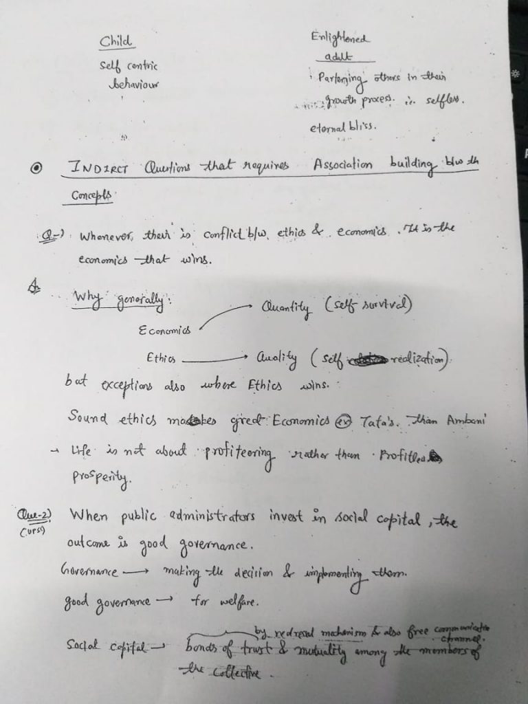 Vajiram & Ravi Ethics,Integrity & Aptitude (GS) Handwritten Class Notes ...