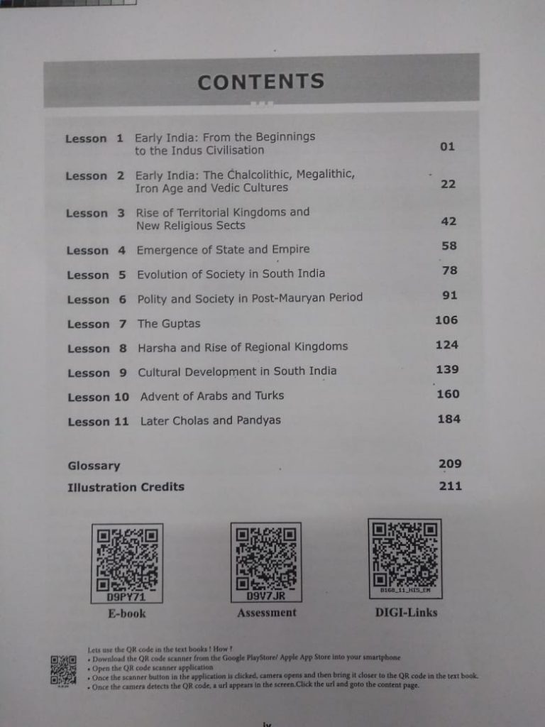 Tamil Nadu History Textbook 11th Standard 2019