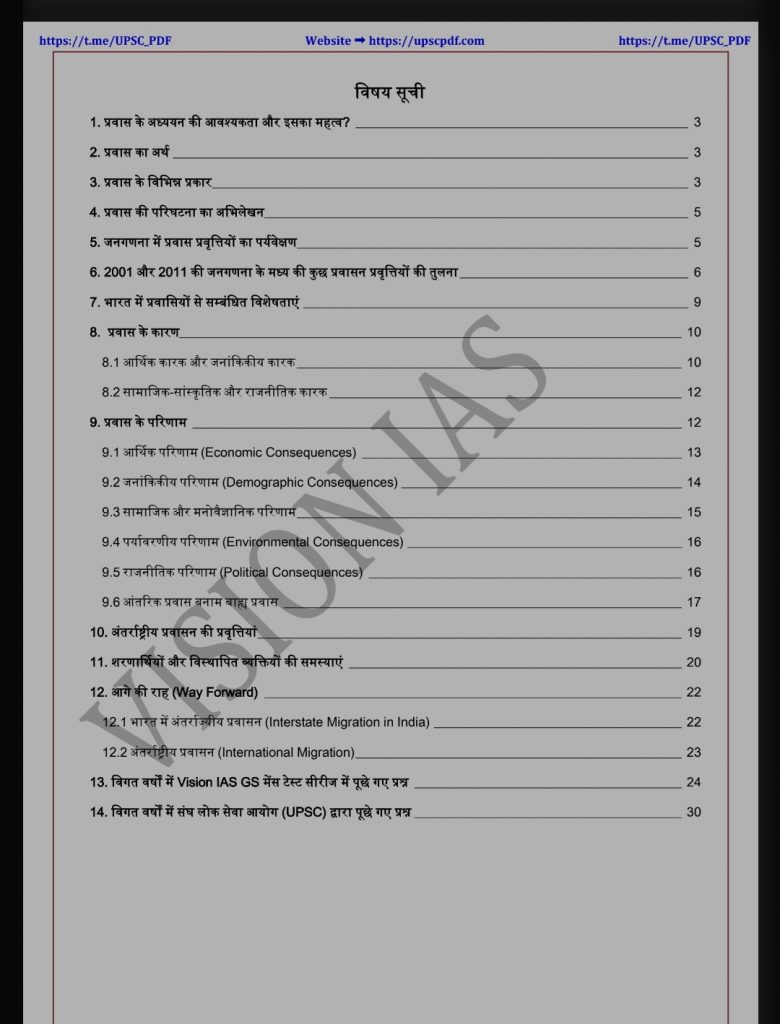 Vision IAS Paper I (Post Independence India)Hindi Value Added Material
