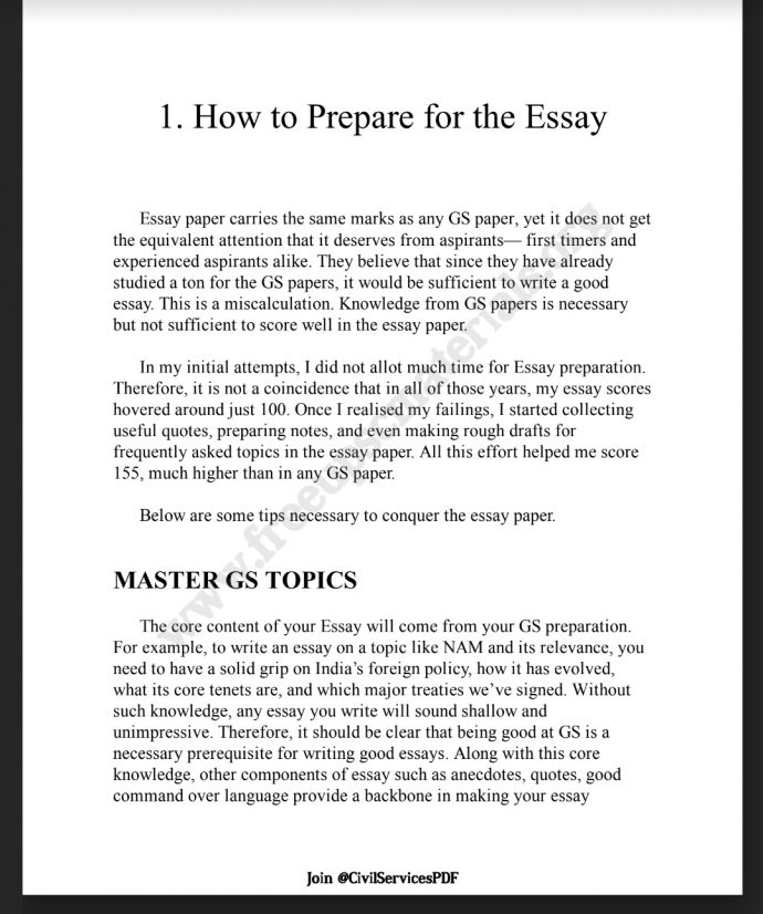 the fundamentals of essay and answer writing