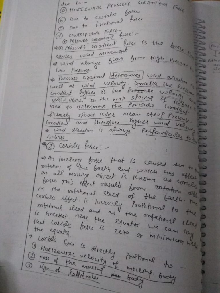 Subhra Ranjan IAS Geography Optional Handwritten Class Notes by