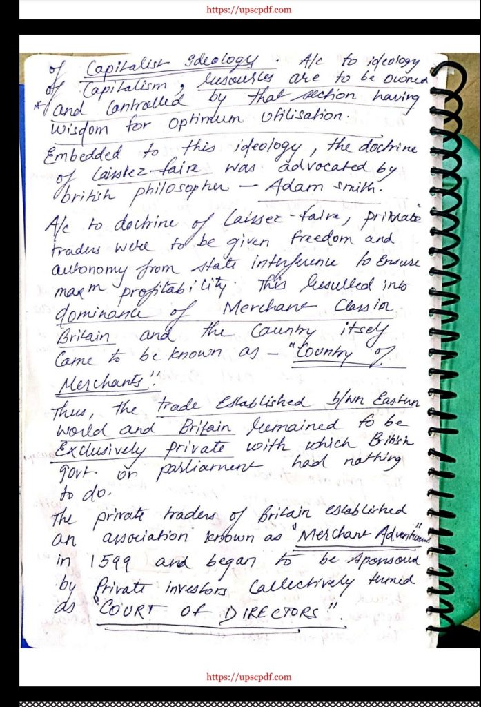 GS Score History Optional Handwritten Class Notes(Including Map ...