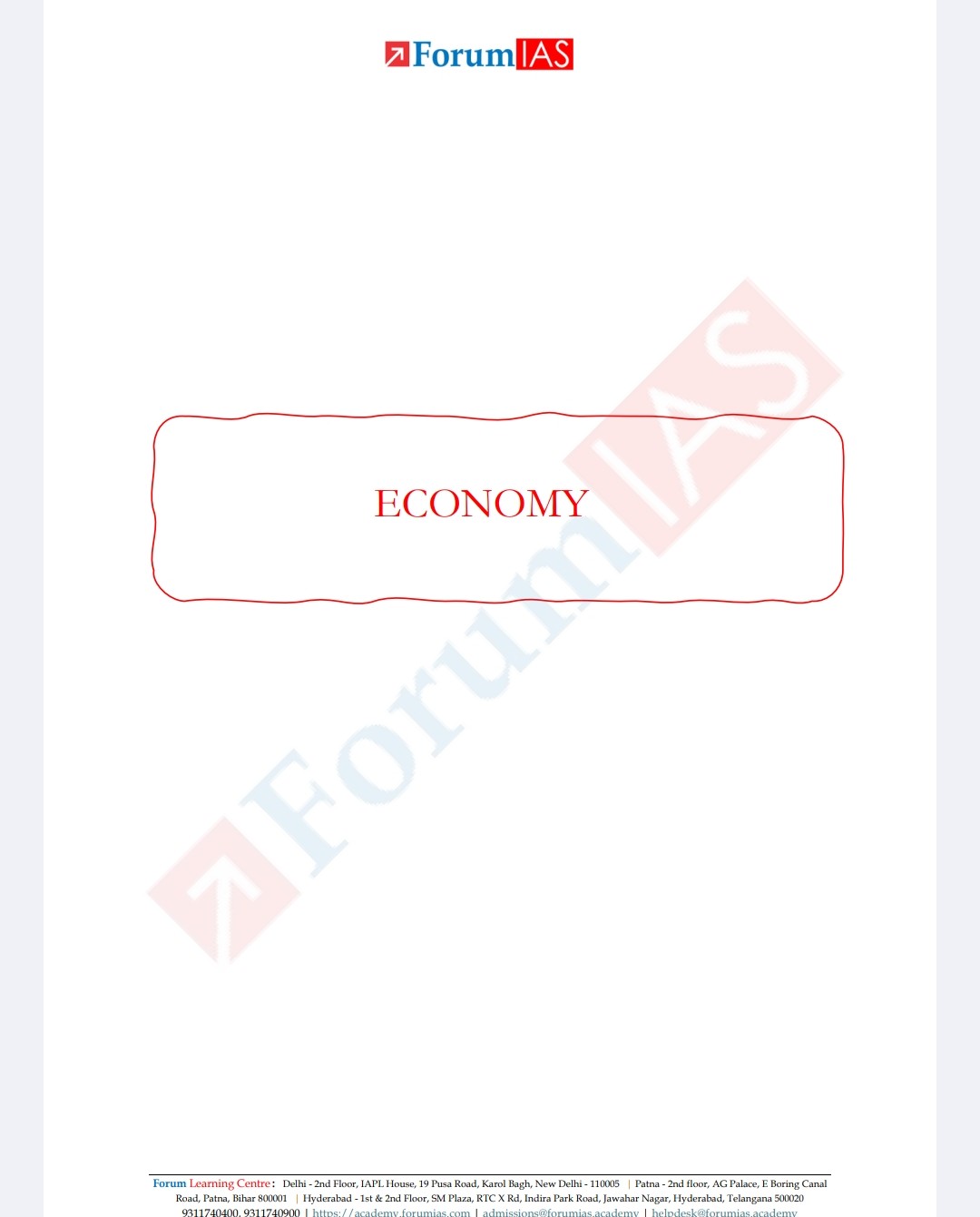 ForumIAS Current Affairs Mains 2024 By Dipin Sir