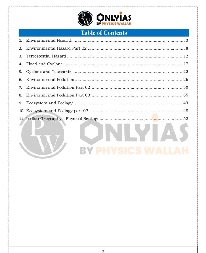 Physics Wallah & Only Ias Geography Optional Study Material -2025-26 by ...